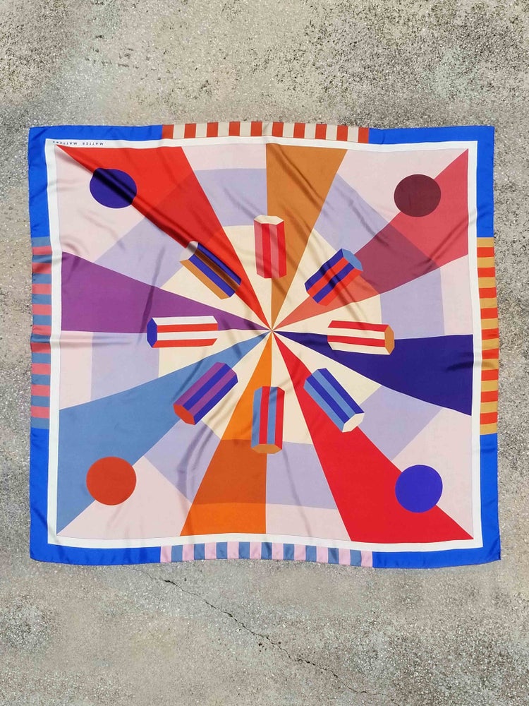 Matter Matters Pink Time Square Scarf