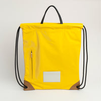 The Square / Drawstring Backpack • Yellow