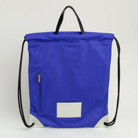 The Square / Drawstring Backpack • Blue