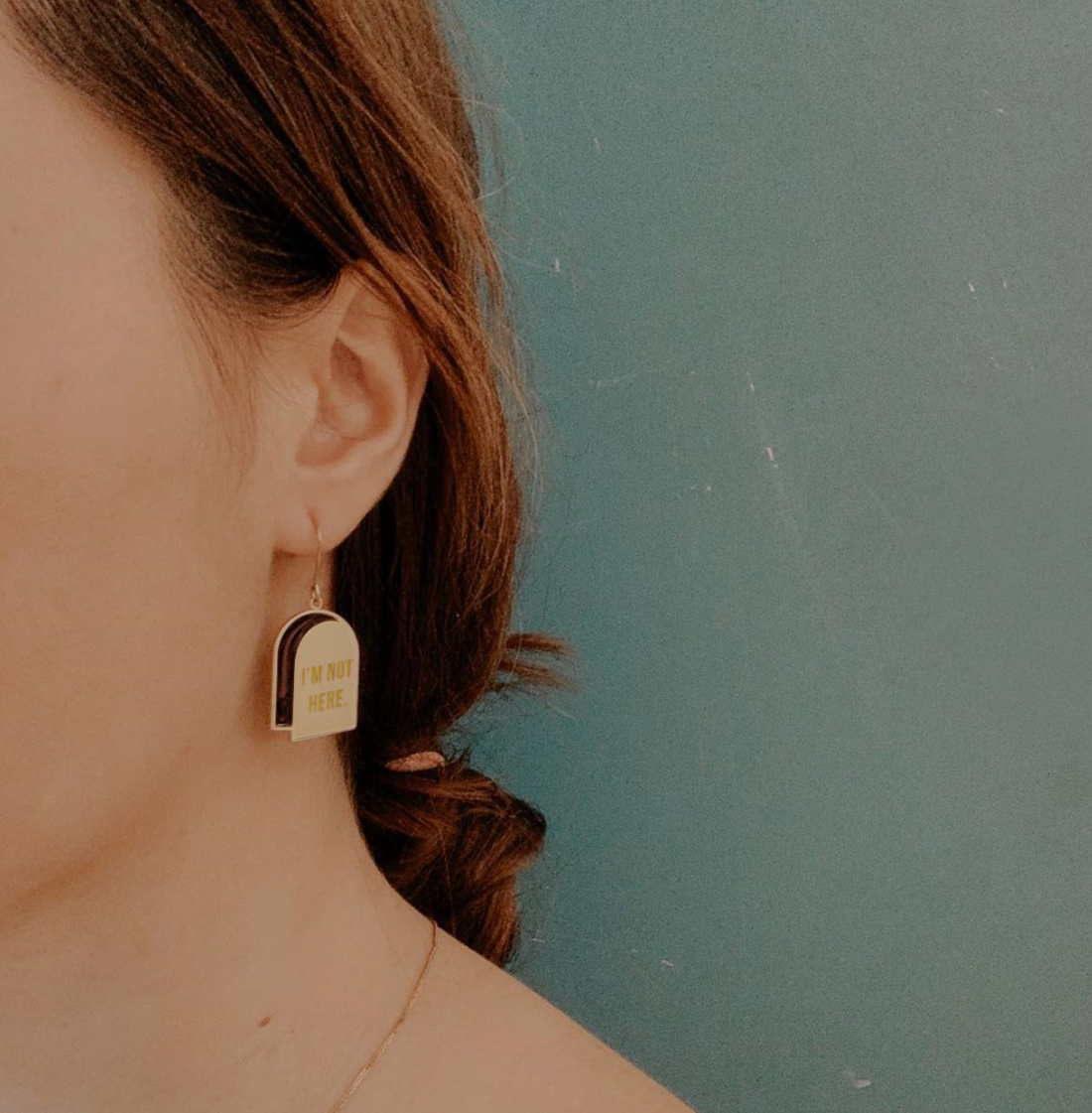 I'm Not Here / Earrings • Black
