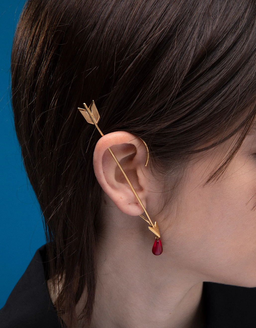 Andres Gallardo / Arrow Drop Ear Cuff