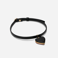 Andres Gallardo / Heart Bi Leather Choker