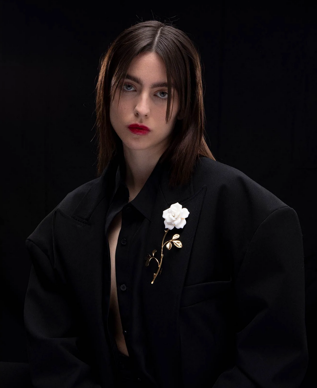 Andres Gallardo / Rose Stem Pin