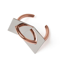 Shannnam / Traversal Bangle • Silver / Rosegold