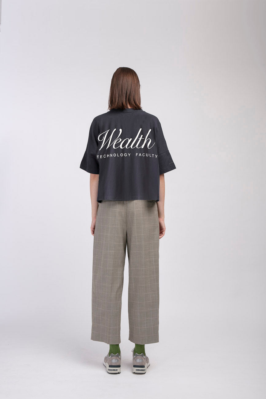 Wealth / Short Tee • Charcoal