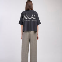 Wealth / Short Tee • Charcoal