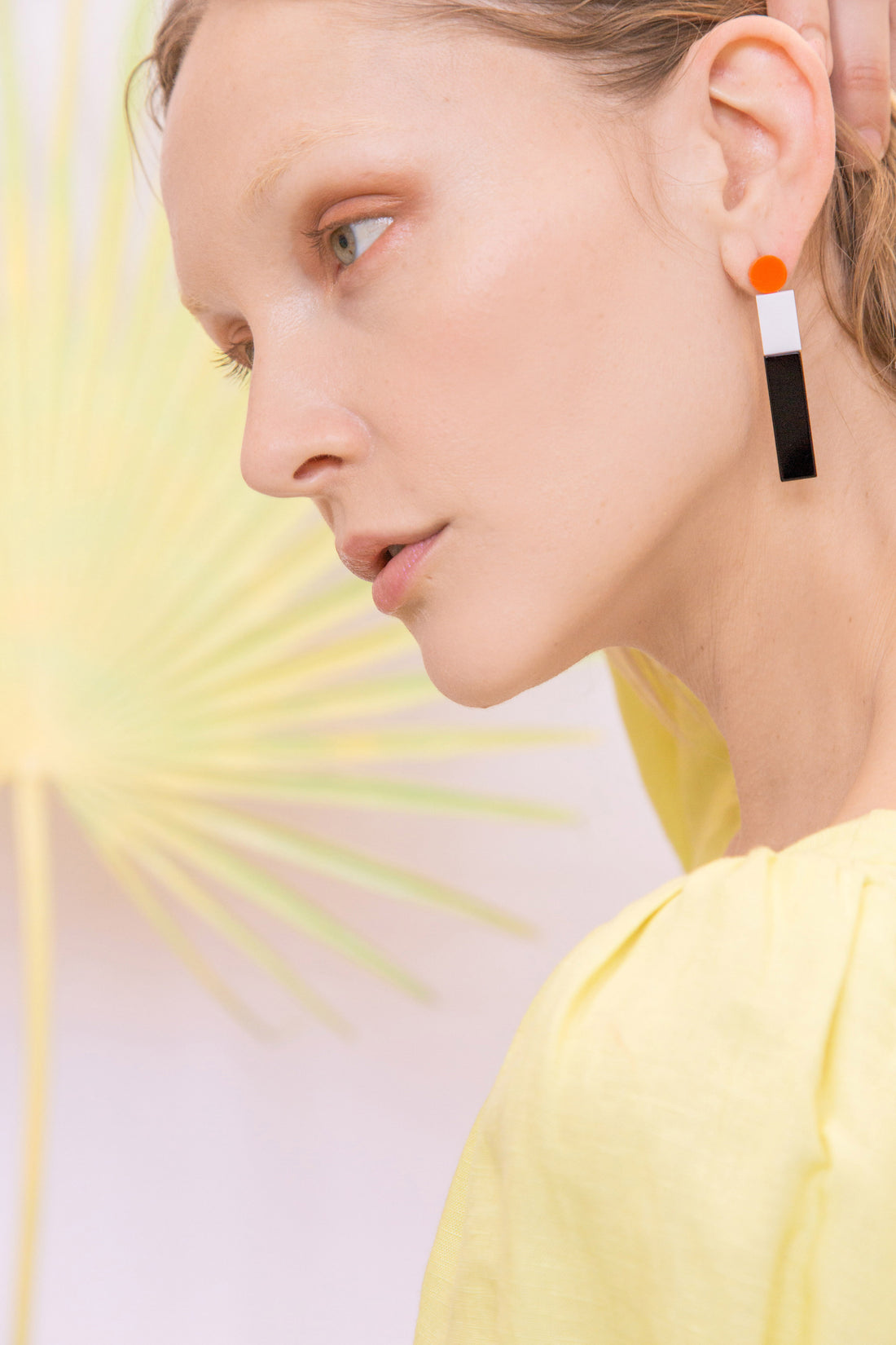 York Drop Earrings • Orange