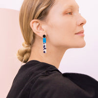 York Drop Earrings • Snow