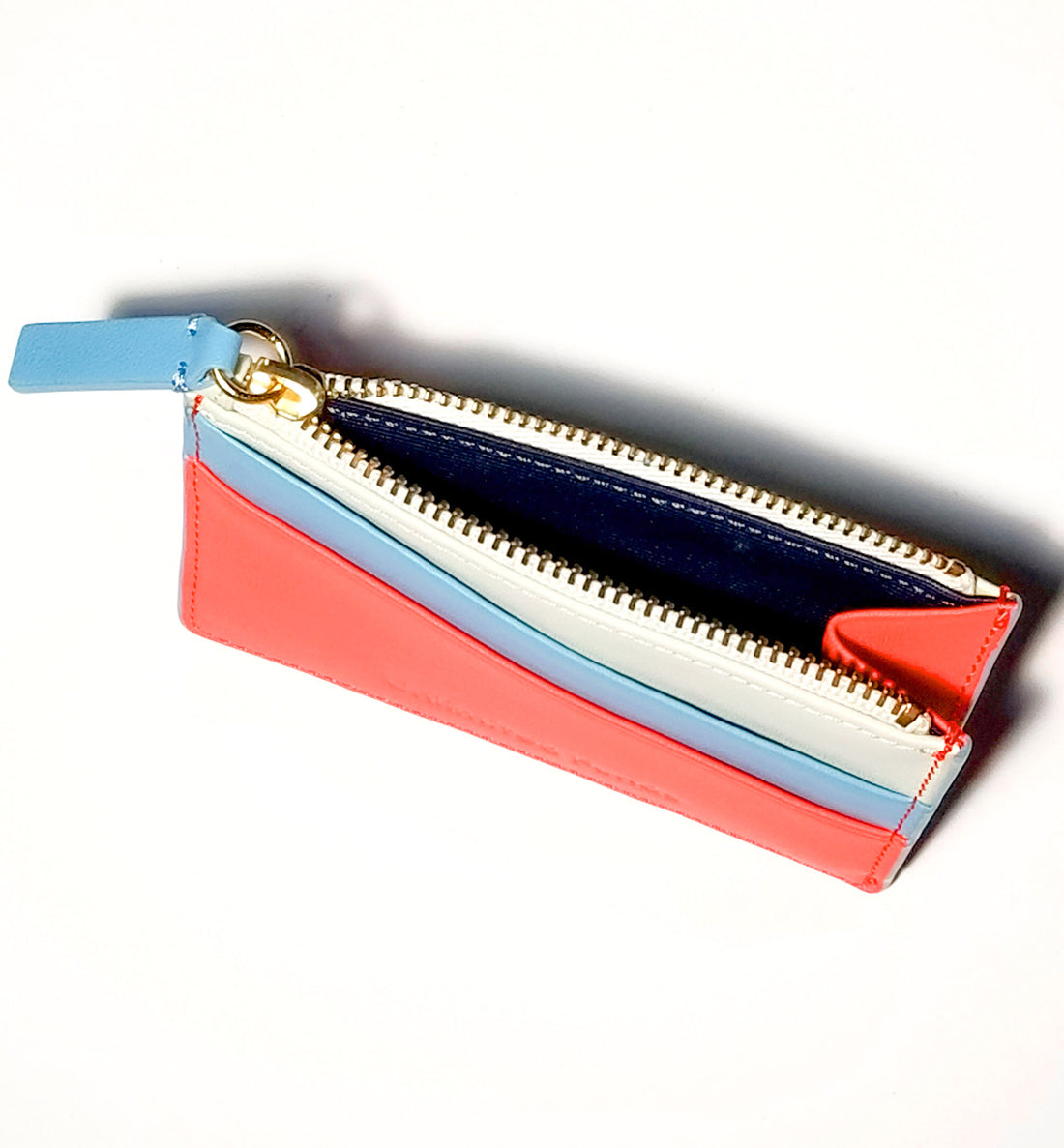 'Unlimited Funds' Zipped Card Holder • Red