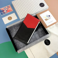 Mini Zipped Pouch • Bauhaus