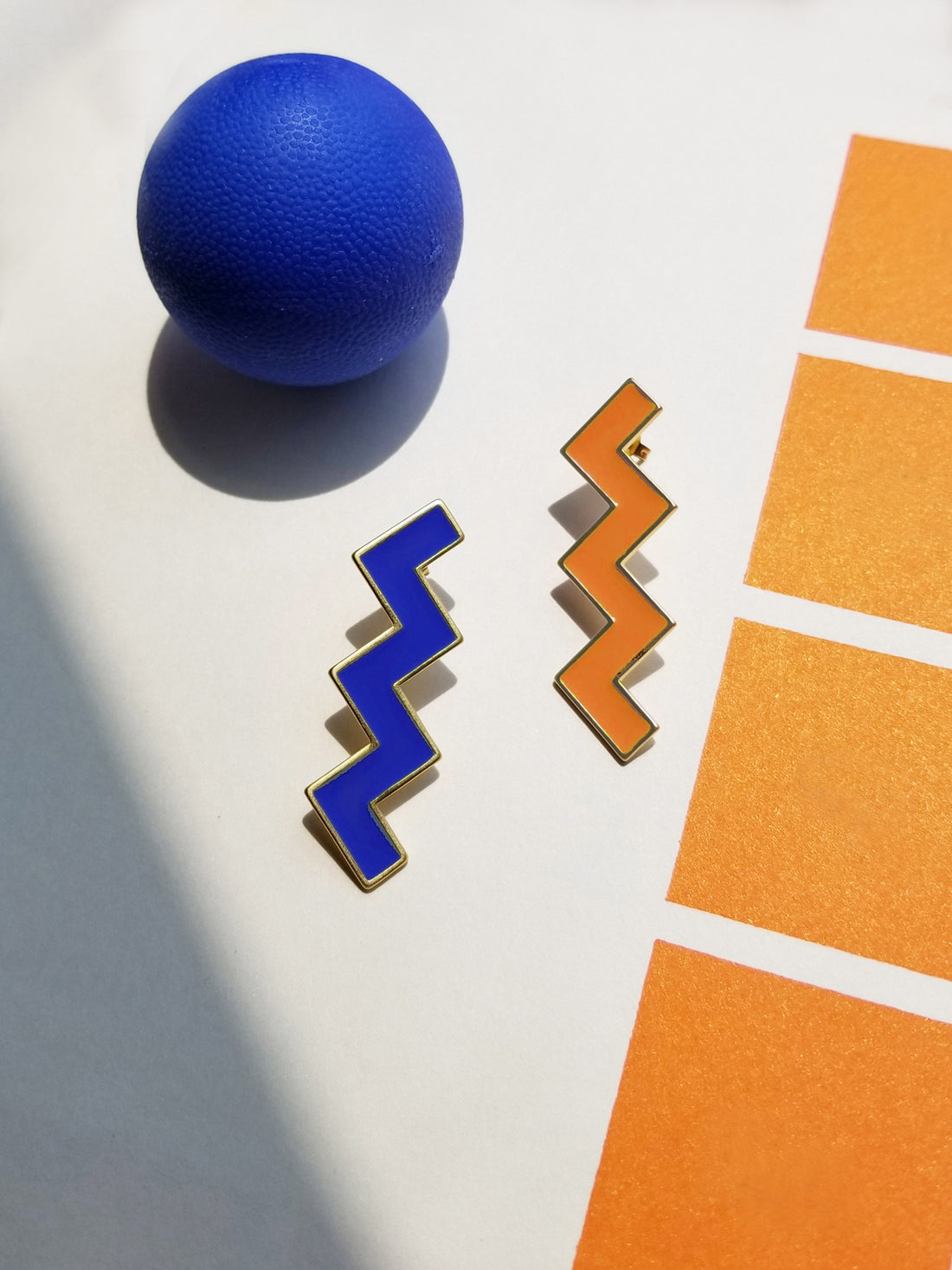 Zs Earrings • Blue