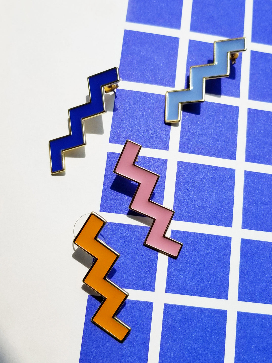 Zs Earrings • Blue