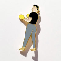 Knockout / Brooch • 4 colour options