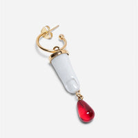 Andres Gallardo / Blood Drop Sling Earring