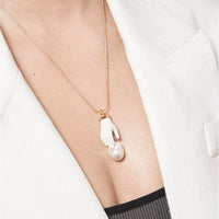 Little Hand Pearl Pendant