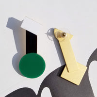 Casa Drop Earrings • Green