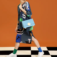 Pythagoras' Shoulder Bag • Light Blue