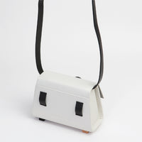 Mini Trapezoid Belt & Shoulder Bag • Beige