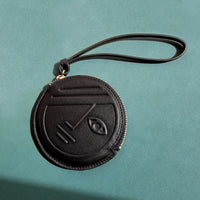 Eclipse Round Coin Purse • Black