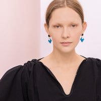 Baho Earrings • Blue