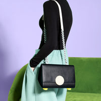 PYTHAGORAS' Shoulder Bag • Black