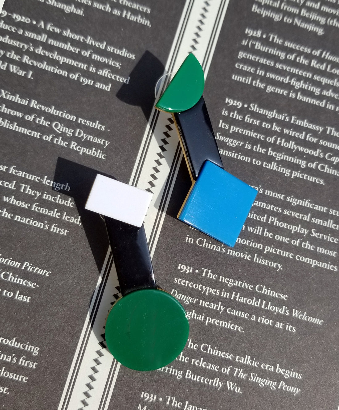 Casa Drop Earrings • Green