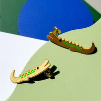 Crocodile Brothers Earrings