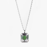 Percy Lau / Emerald Cut Pendant Necklace