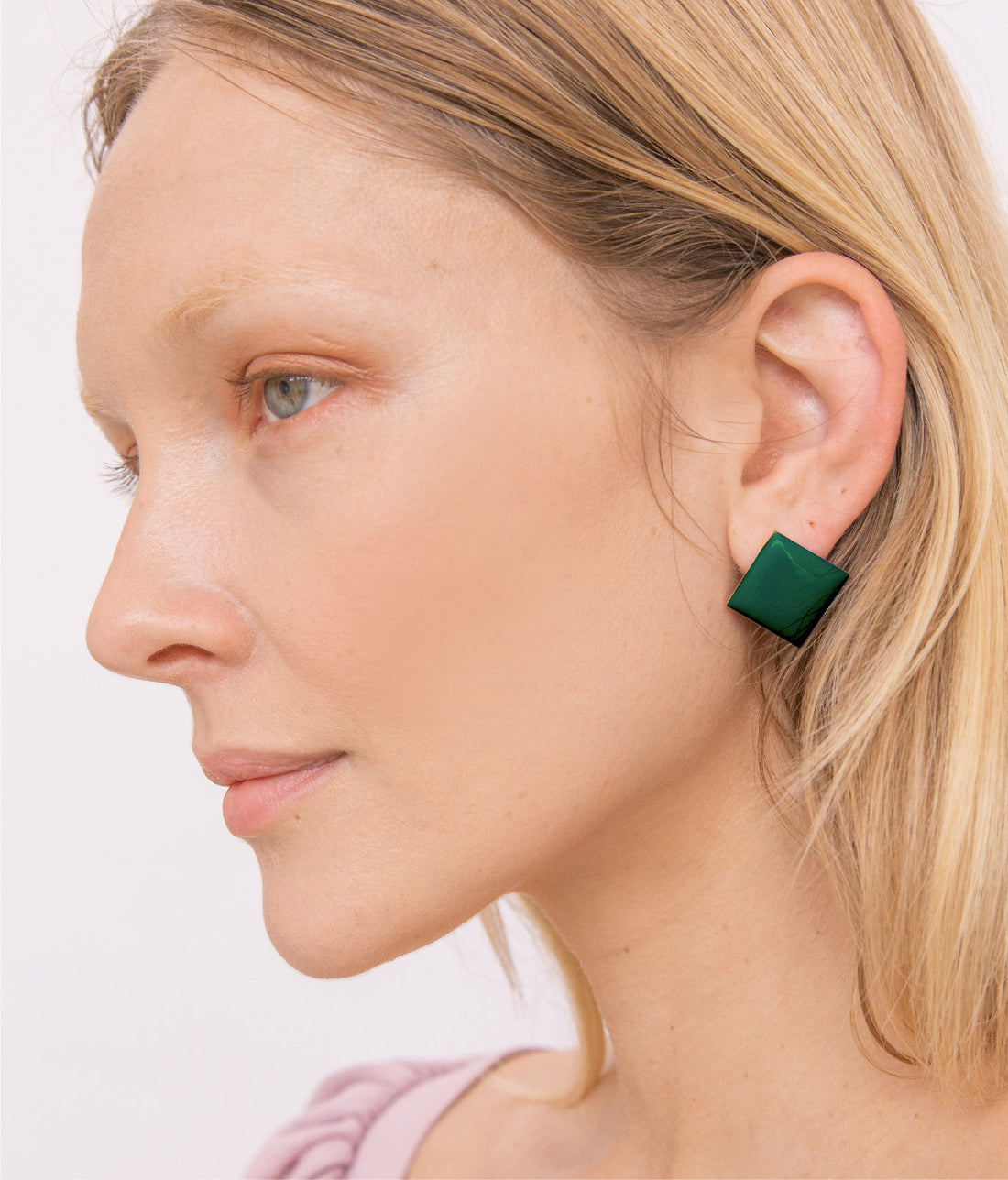 Diamond Studs • Dark Teal