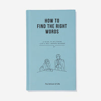How to Find the Right Words