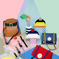 PYTHAGORAS' Shoulder Bag • Bright Red