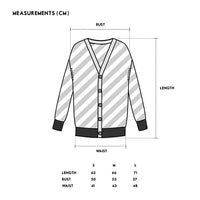 Earn Your / Wool Cashmere-Blend Cardigan • Red / Beige