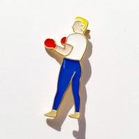 Knockout / Brooch • 4 colour options