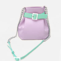Mini Bucket Chained Bag • Lilac
