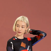 Open & Closed / Earrings • Red / Green