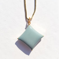 Diamond Necklace • Stone & Pea Green