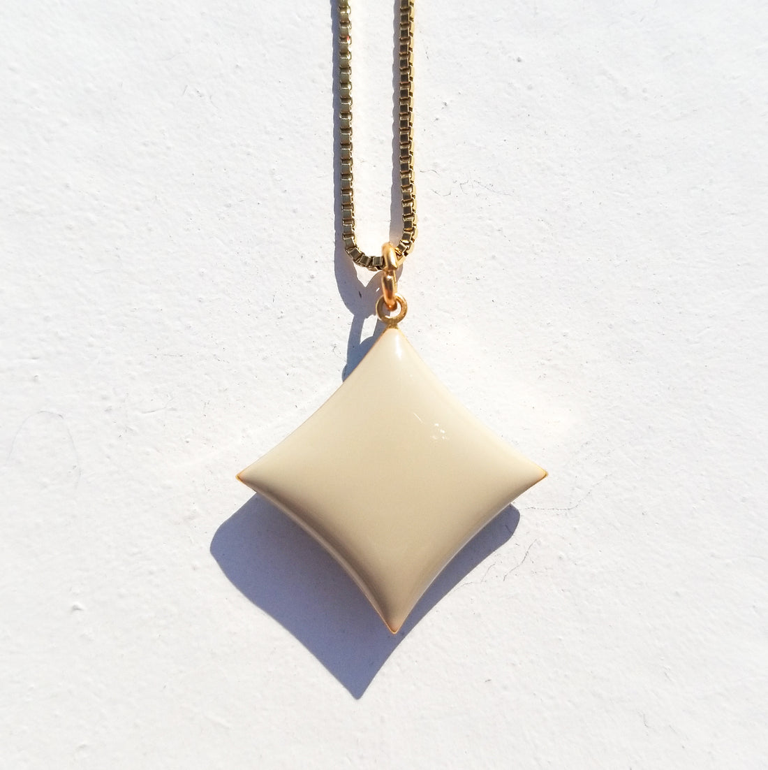 Diamond Necklace • Stone & Pea Green