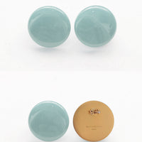 Circle Studs • Dark Teal