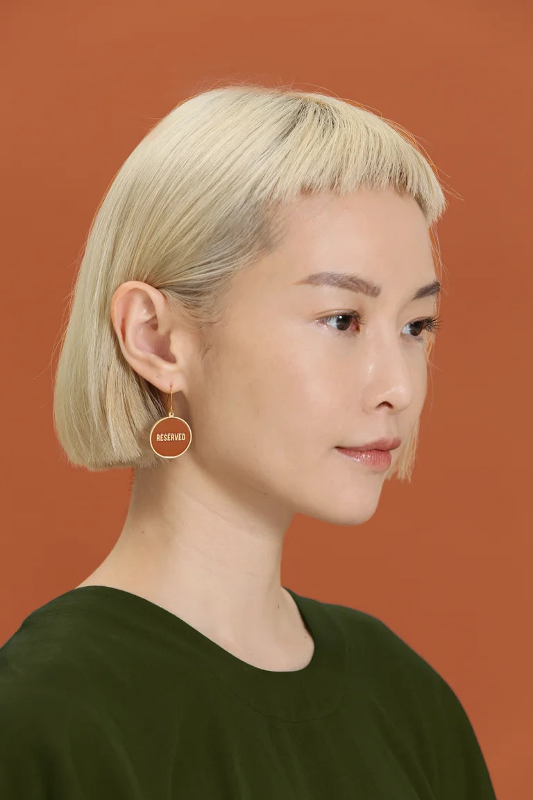 Not for Everyone / Earrings • Light Blue & Yellow