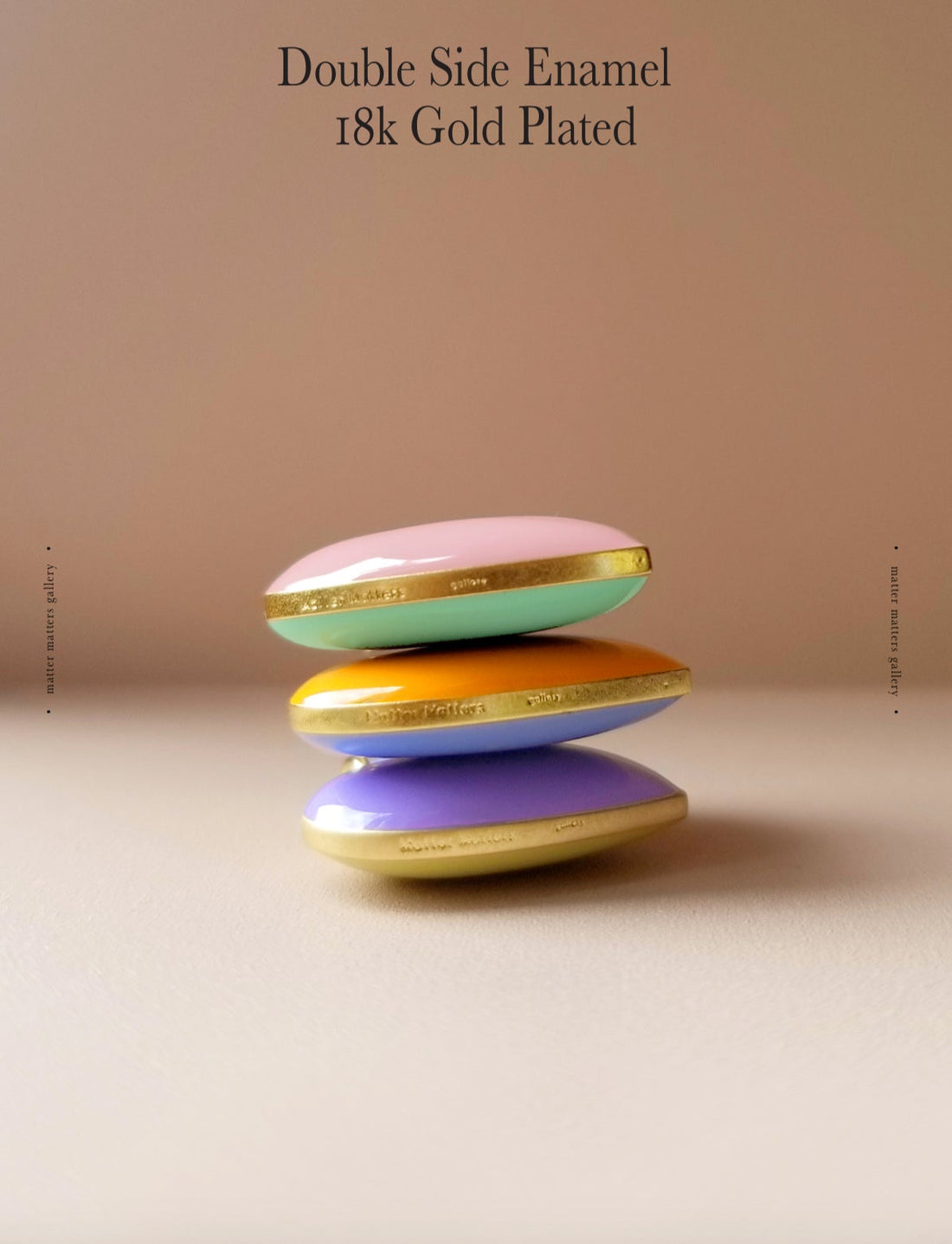 Donut Necklace • Spring Lilac & Royal Blue