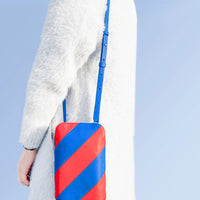Mini Hama Shoulder Bag • Red / Ultramarine