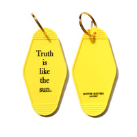 MMG Keyring • Yellow • Truth is like the sun.