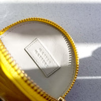 Phase Round Coin Purse • Yellow