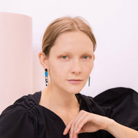 York Drop Earrings • Snow