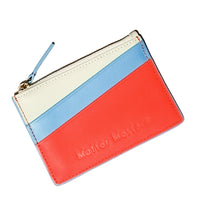 'Unlimited Funds' Zipped Card Holder • Red