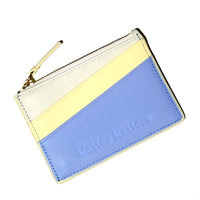 'Unlimited Funds' Zipped Card Holder • Yellow