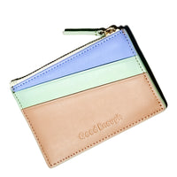 'Good Enough' Zipped Card Holder • Warm Brown