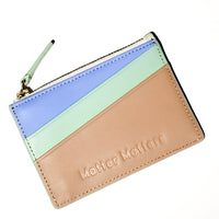 'Good Enough' Zipped Card Holder • Warm Brown