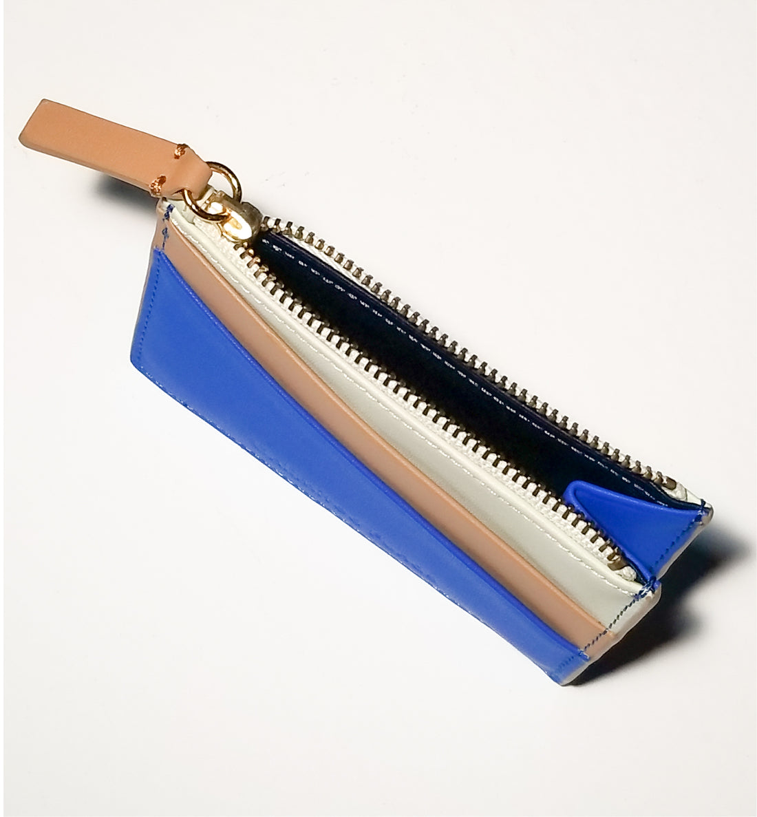 'Unlimited Funds' Zipped Card Holder • Ultramarine