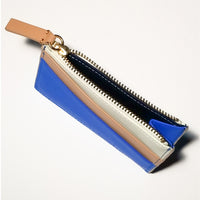'Unlimited Funds' Zipped Card Holder • Ultramarine